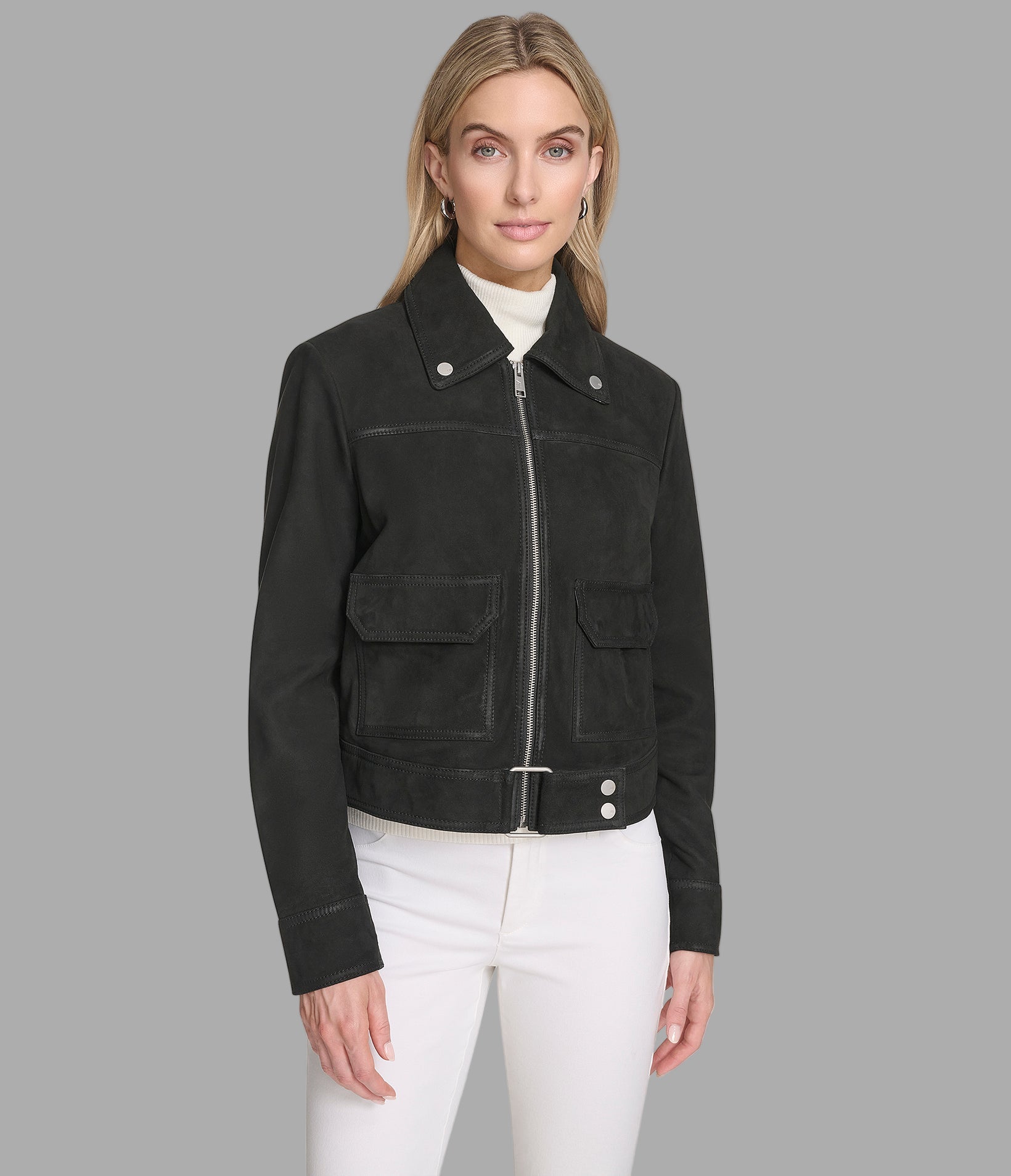Women's Nick Leather Racer Jacket
