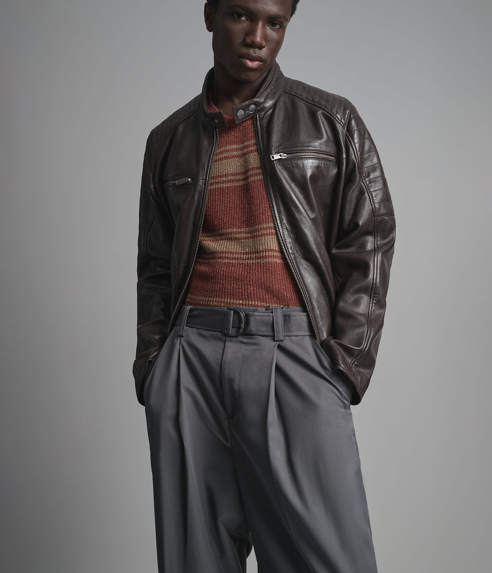 Ryan Genuine Leather Jacket