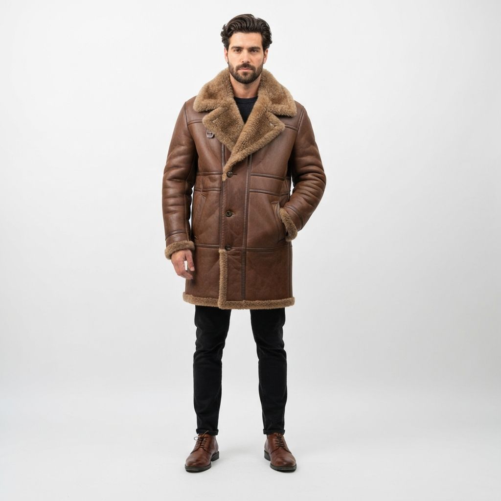 Men's Heritage Shearling Coat